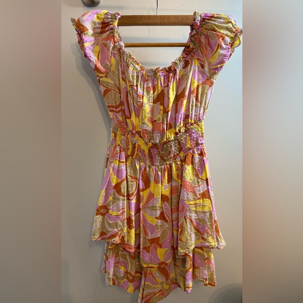 Lush floral Romper size small